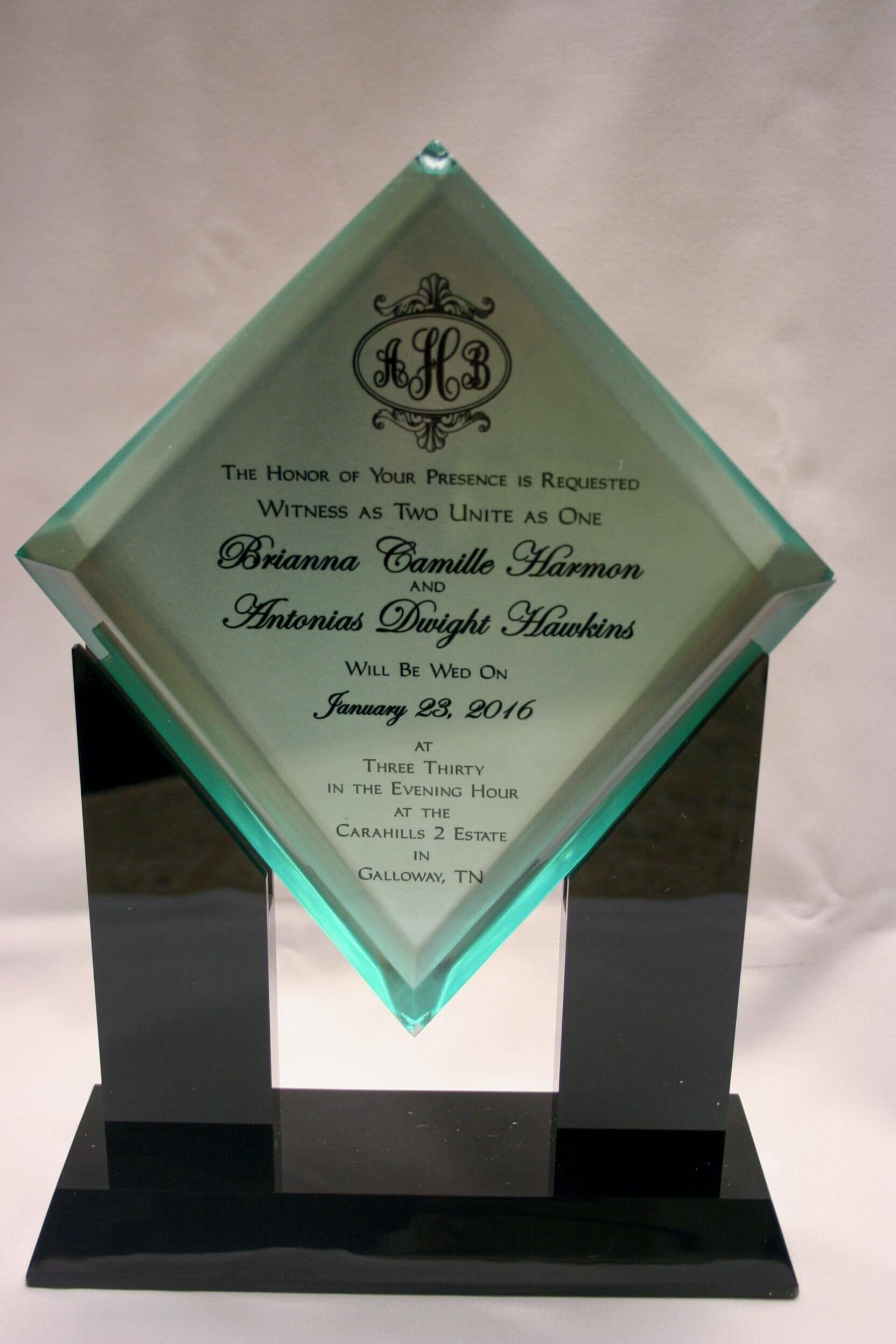 Plaque Diamond Silver Award